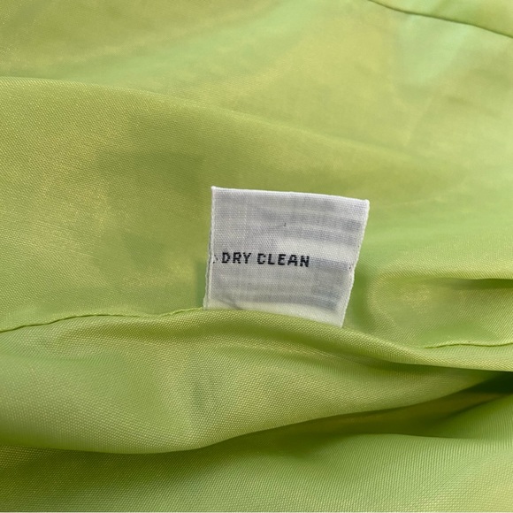 Talbots Green Tweed Boucle Blazer Jacket Size 10 Single Button NWOT - Picture 11 of 12